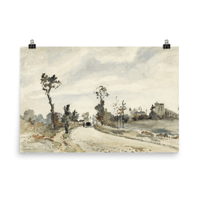"Route de Saint - Germain" Art Print - Lone Fox