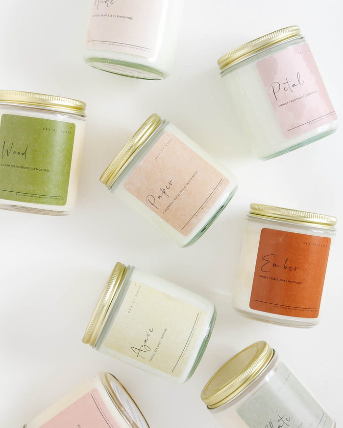 Sea of Roses Hand Poured Candles - Lone Fox