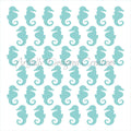Seahorse Stencil Background