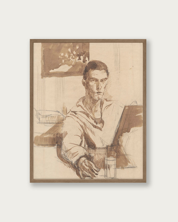 "Self Portrait (1915)" Art Print - Lone Fox