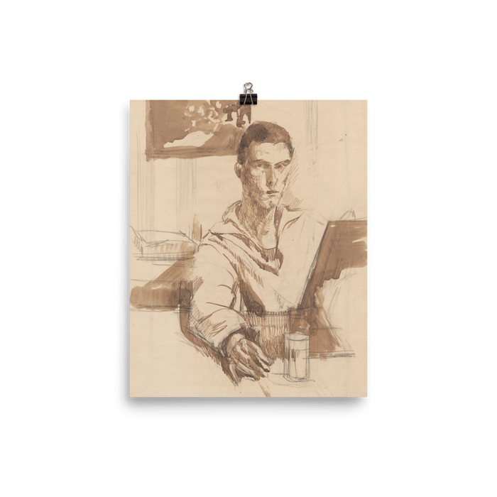"Self Portrait (1915)" Art Print - Lone Fox