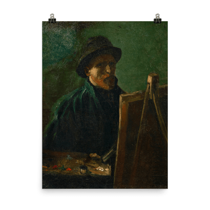 "Self - Portrait with Dark Felt Hat at the Easel" Art Print - Lone Fox