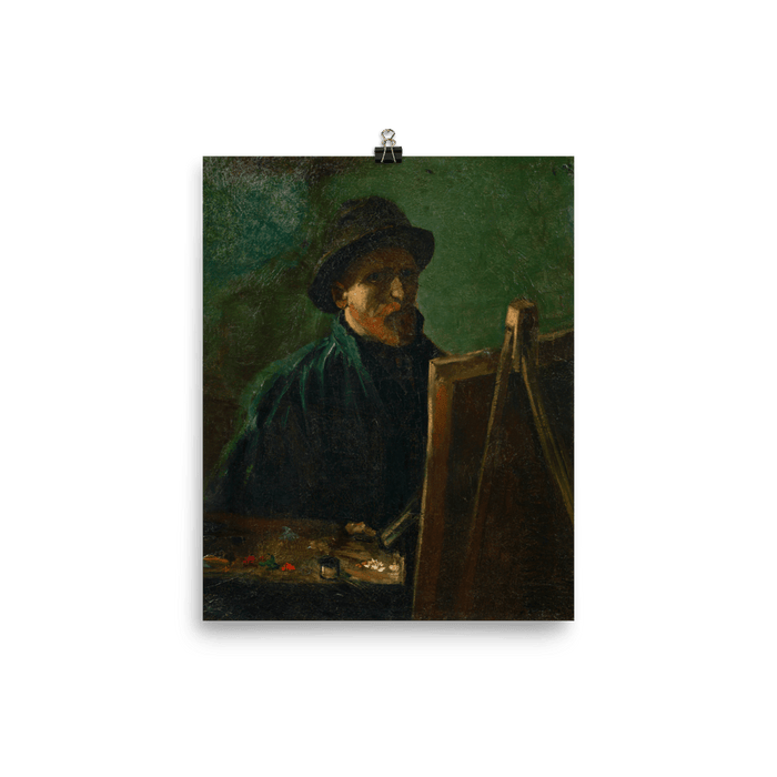 "Self - Portrait with Dark Felt Hat at the Easel" Art Print - Lone Fox