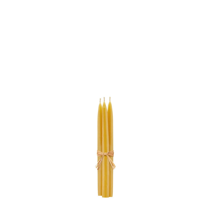 Set of 3 Beeswax Candle (1/2" x 6") - Lone Fox