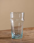 Set of 6 Hand Blown Moroccan Beldi Glassware - Clear - Lone Fox
