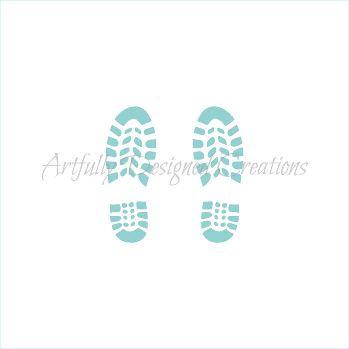 Shoe Prints Stencil