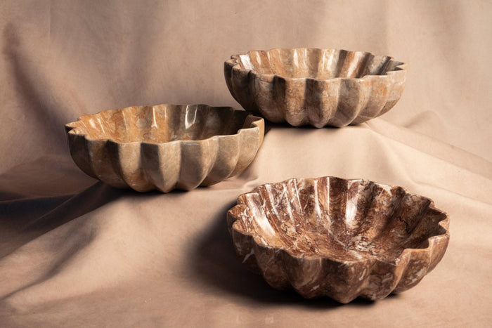 Signature Fluted Bowl - Marina Pink - Lone Fox