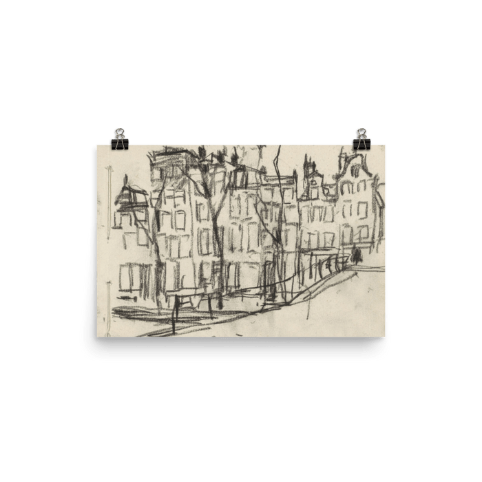 “Sketch of the City” Art Print - Lone Fox