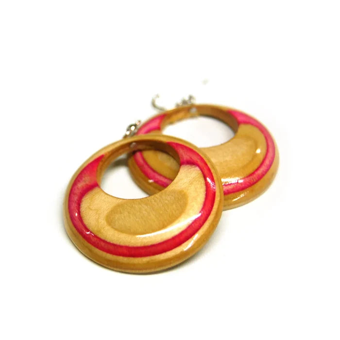 Small Bright Hoop Earrings