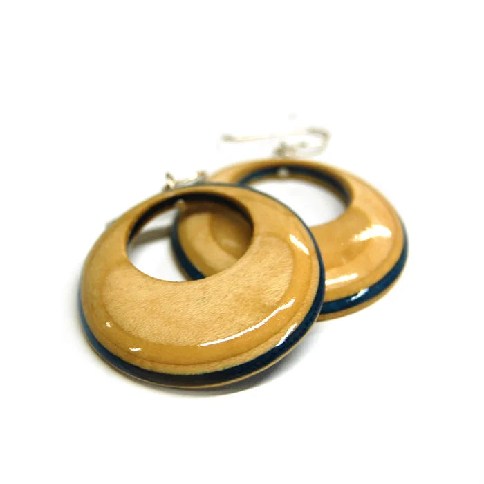 Small Bright Hoop Earrings