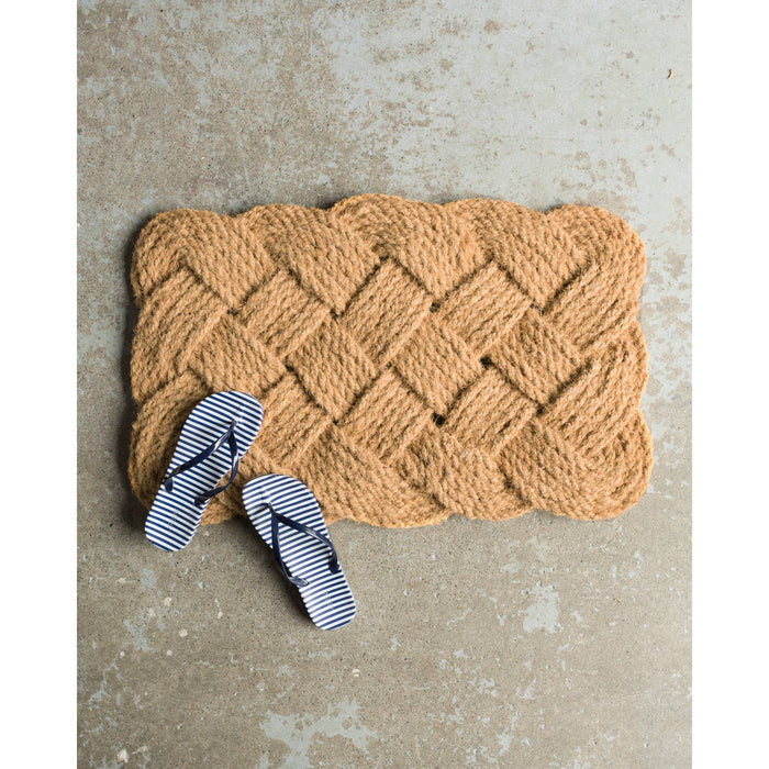 Small Rope Estate Doormat - Lone Fox