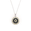 Small Sunburst Round Pendant