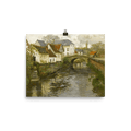 "Small town near La Panne" Art Print - Lone Fox