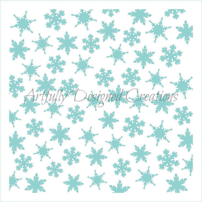 Snowflake Background Stencil