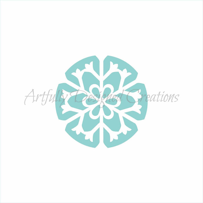 Snowflake Ornament Stencil