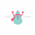 Snowman Stencil