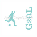 Soccer Player Stencil