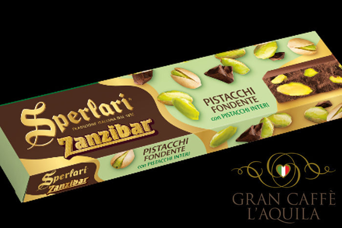 SPERLARI ZANZIBAR PISTACCHI FONDENTE CON PISTACCHI INTERI (200g/7.05oz)