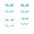 Spooky Eyes 1 stencil