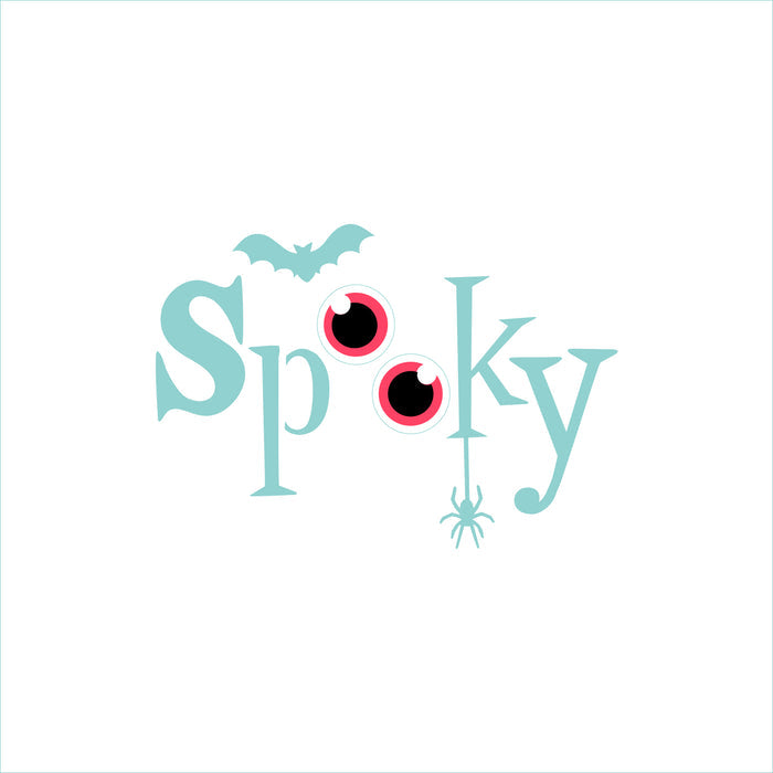Spooky Title Stencil