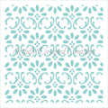 Spring Finial Stencil