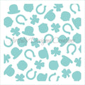 St. Patrick's Day Background Stencil