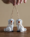 Staffordshire Ceramic Dog Ornaments (Set of 2) - Lone Fox
