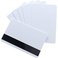 A stack of Standard CR80 30mil Cards w/ HiCo Mag Stripe offers durability and reliability for all your card needs. Sold by Specialist ID.