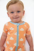 STARRY CLOUDS | SHORT ZIPPER ONE PIECE