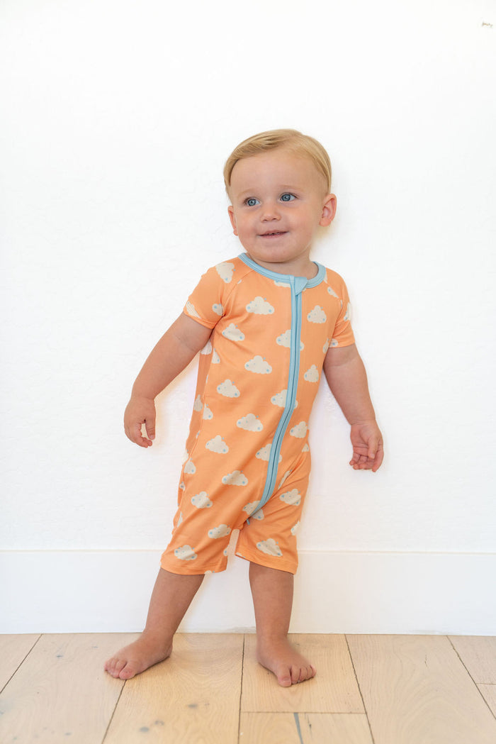 STARRY CLOUDS | SHORT ZIPPER ONE PIECE