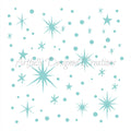 Starry Night Background Stencil