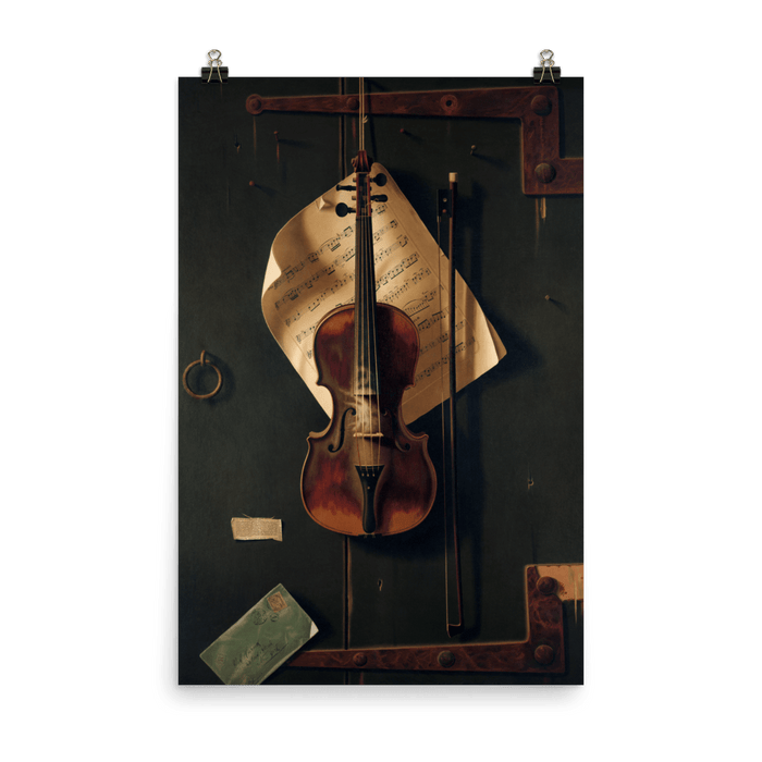 "Still Life with Violin" Art Print - Lone Fox