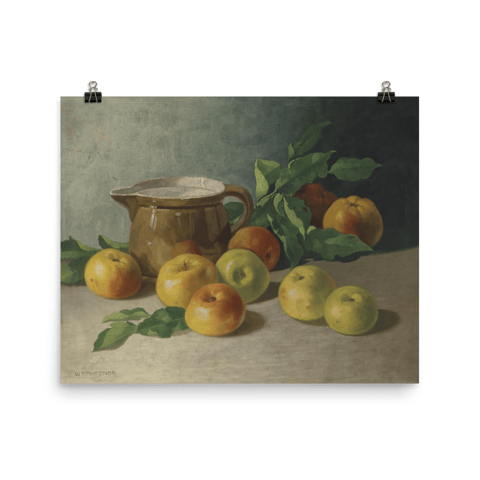 "Stillleben mit Apfeln" Art Print - Lone Fox