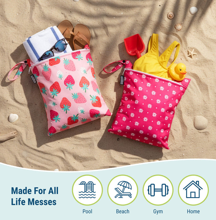 Strawberry 2-Pack Wet Bag Set