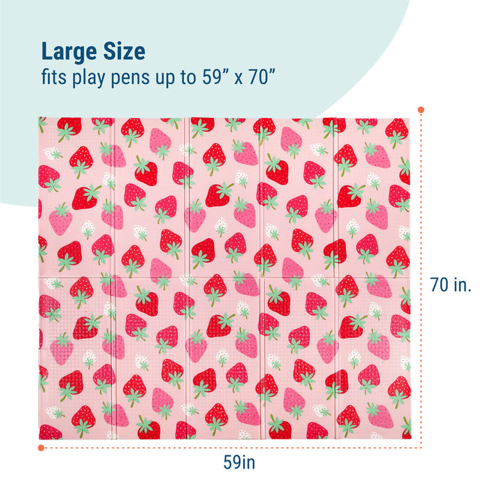 Strawberry 70" x 59" Play Mat
