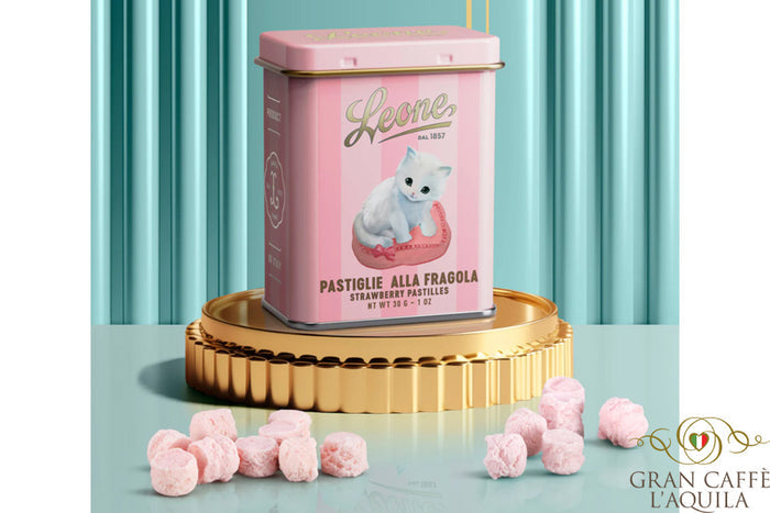 STRAWBERRY PASTIGLIES BY LEONE- COLLECTORS TIN - 30g