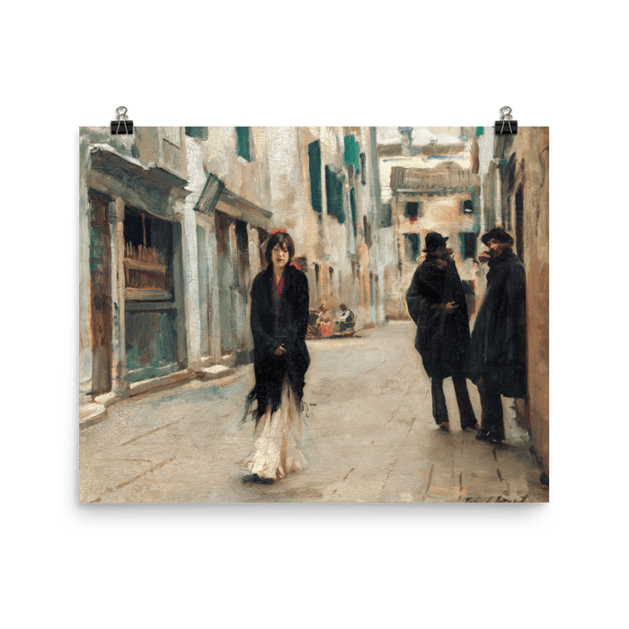 "Street in Venice" Art Print - Lone Fox