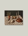 "Striped Table" Print: 11x14 - Lone Fox