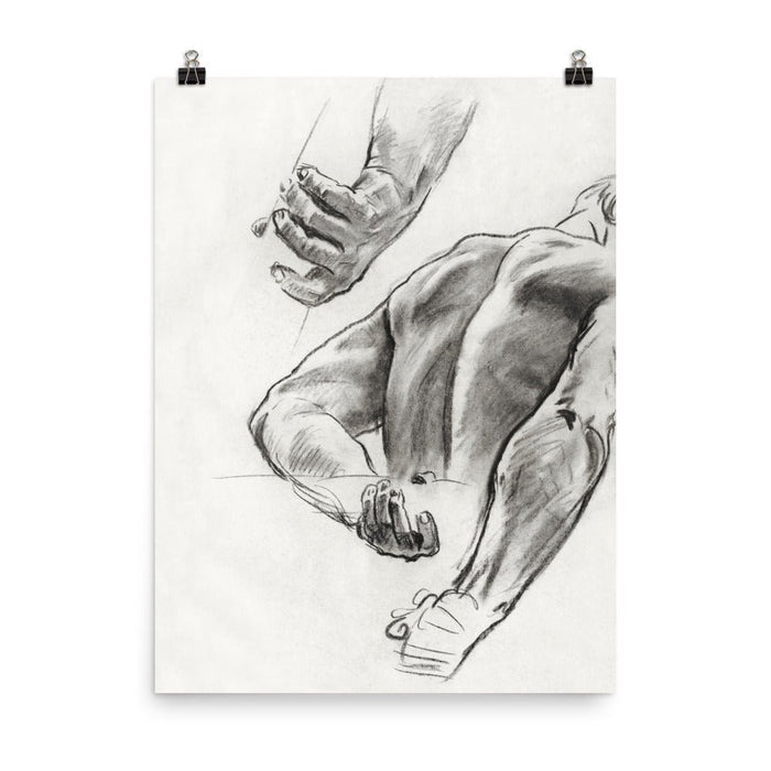 Studies for "Judgment" Art Print - Lone Fox