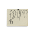 "Studies of various figures" Art Print - Lone Fox