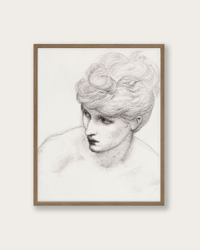 "Study of Maria Zambaco" Art Print - Lone Fox