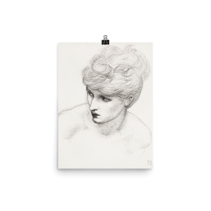 "Study of Maria Zambaco" Art Print - Lone Fox