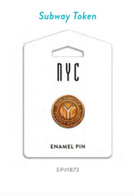 Subway Token Pin