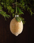 Sugared Glass Lemon Ornament - Lone Fox