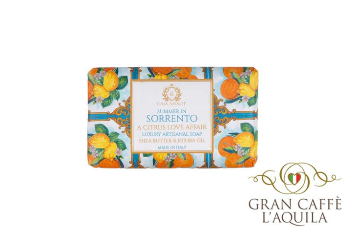 SUMMER IN SORRENTO- A CITRUS LOVE AFFAIR - CASA AMALFI LUXURY SOAP 5.29oz