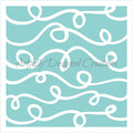 Swirly Lines Stencil