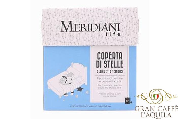 TEA COPERTA DI STELLE (BLANKET OF STARS) - MERIDIANI LIFE (30g- 12 TEA FILTERS)