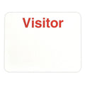 VISITOR Manual Non-expiring 3" X 4" Adhesive Badge, Box of 1000 (P/N 05826) 05826