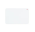A blank, white rectangular card with rounded corners features a small red "1D" printed in the top right corner, ideal for visitor management. The card is part of the One Day Self-Expiring Timejet Printable Frontpart, Box of 500 (P/N T2015).