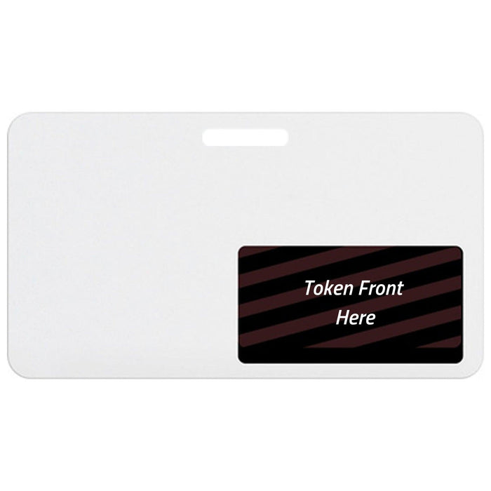 TEMPbadge T3983A Printable Badge Back, Large Clip-On, Token Expiration Area, view 3